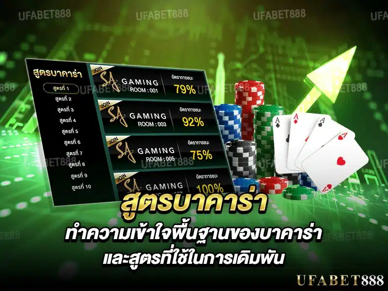 เรียนรู้ สูตรบาคาร่า ที่ใช้ร่วมกับ บาคาร่า 888 เพื่อผลลัพธ์ที่แม่นยำ